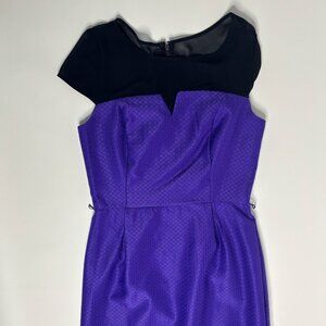 Purple and black office Kensie dress